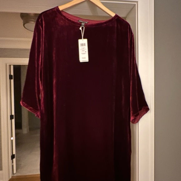 Eileen Fisher Velvet Dress - Picture 3 of 7